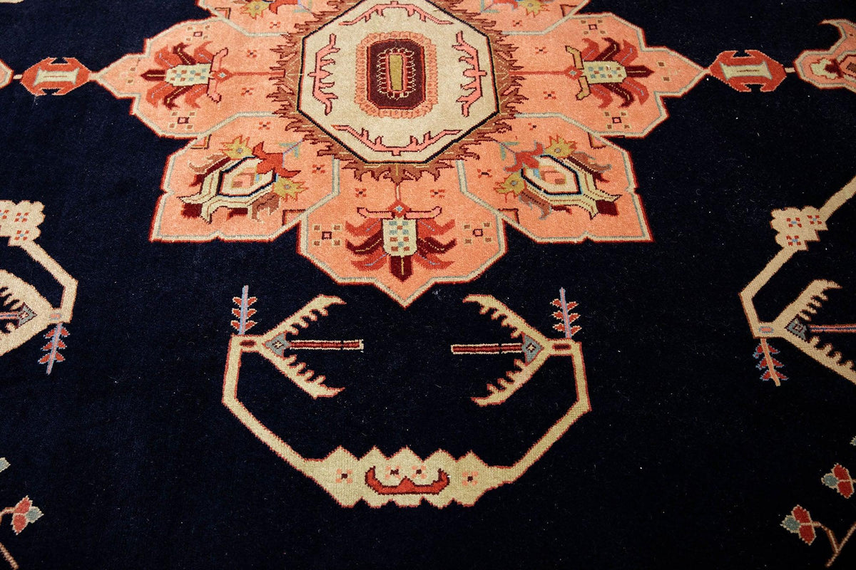 Extra Large 3x4m Persian Tabriz Parvizian Rug on Sale Color Black Persian Carpet Gallery