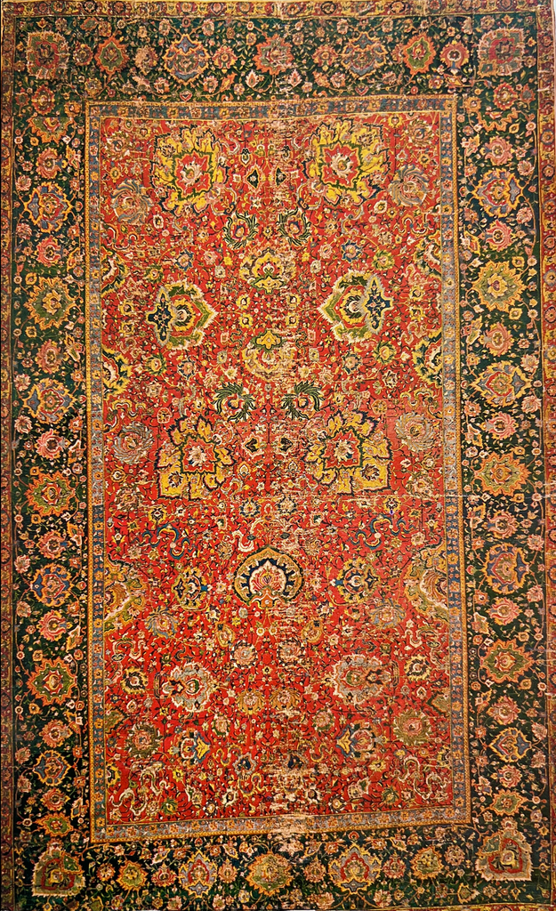 Floral Mashhad Carpet in Museo Poldi-Pezzoli, Milan