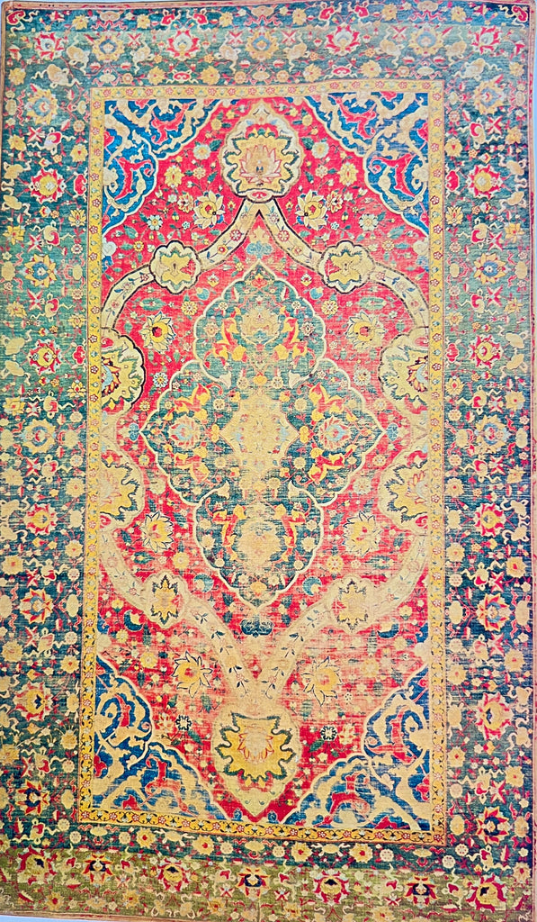 Silk Medallion Carpet – A Masterpiece of Kashan in Nationalmuseum, Munich