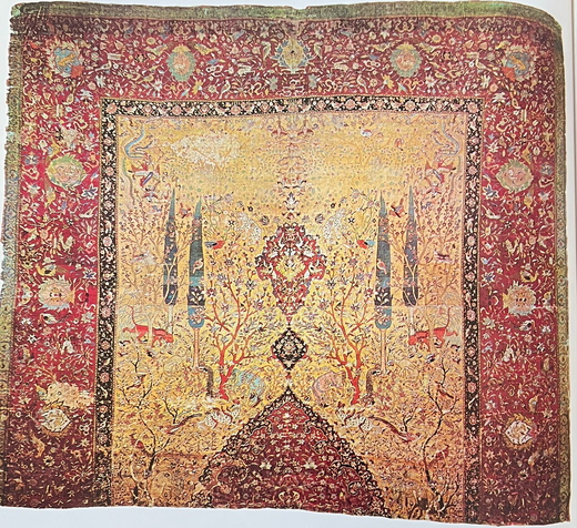 Medallion and Animal Carpet